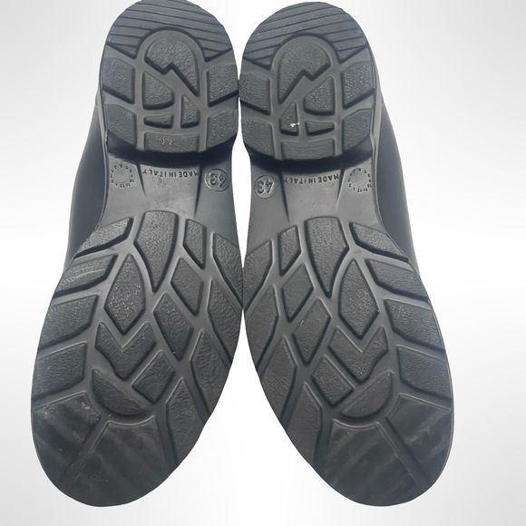 Italian Men's Black  Rain Boots NWOT size 10 - Picture 5 of 6